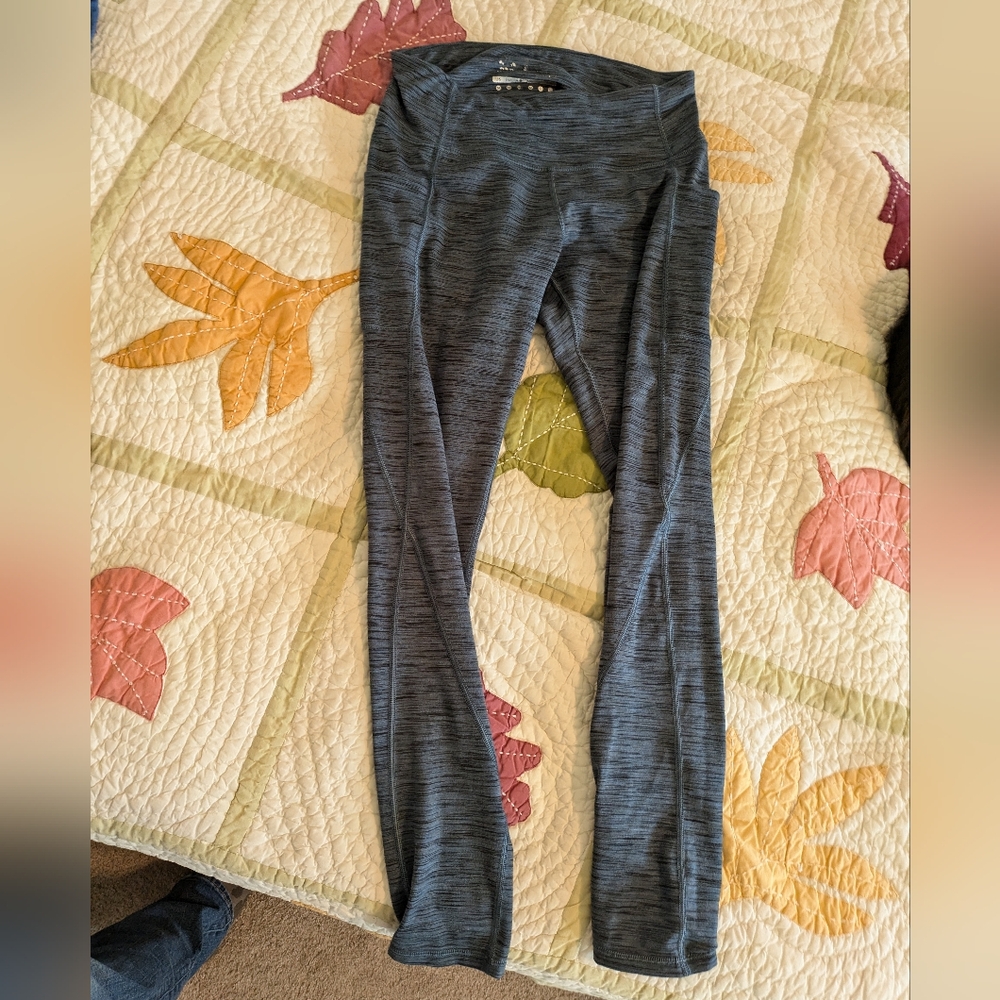 Blue Leggings with Pockets-M
